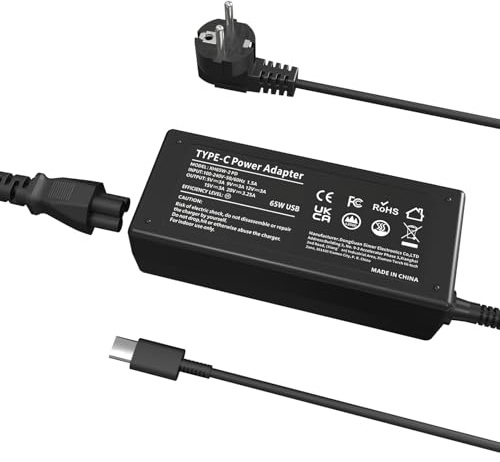 65W Cargador Portatil Tipo C,Ordenador USB C Adaptador para touts