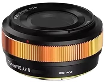 Compatibile con obiettivo a focale fissa standard Sony E Fujifilm XF Nikon Z AF 25 mm F1.8 for ritratti(Orange,Fuji XF)