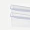 2x100cm Sealis Ersatz Duschdichtung mit verlängertem Dichtkeder 25mm - Dichtung für 5mm/ 6mm/ 7mm/ 8mm Glasdicke Duschkabine Wasserabweiser Duschdichtung Schwallschutz - Transparent