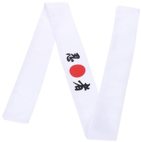 Lurrose Hachimaki Diadema japonesa para la cabeza, bandana Bushido, disfraz de sushi, accesorio de cocina, bandana japonesa