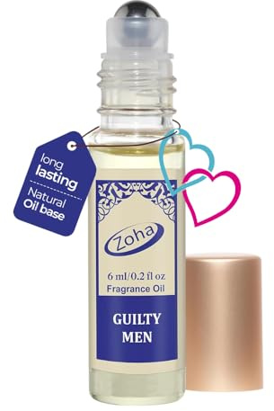 Zoha Guilty Men Perfume for Women and Men | Impression of JPG-Scandal | Alcohol-free Fragrance | 6ml Roller