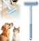 Ajuanbazha Multifunktionaler 3-In-1 Tierhaarentferner, Wiederverwendbare und Waschbare Fellentferner Bürste mit Verlängerungsgriff für Katzen und Hunde, Möbel, Teppiche und Kleidung