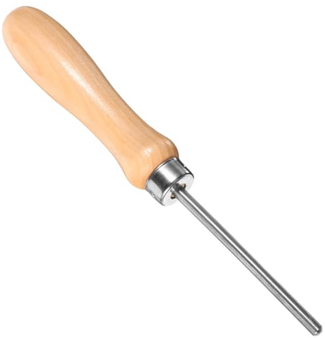 Toyvian Outil de Tirage de Fil pour Raquettes en Bois Polyvalent pour Badminton Tennis et Squash Alêne à Corder Compacte et Légère Accessoire Pratique pour Entretien Rapide des