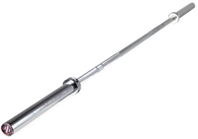 BOOMFIT Barre Olympique 20 kg (220 cm) Musculation Développé Couché | Charge Max 455 kg avec Colliers | Acier Allié pour Soulevé de Terre, Squat et Cross Training | Haltérophilie & Powerlifting Pro