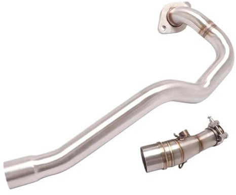 de Escape para motocicleta sistema de Escape Para HON&DA FORZA 300 FORZA 350 NSS 300 NSS 350 2020 2021 Tubo de conexión frontal modificado para escape de motocicleta, tubo de conexión antideslizante (