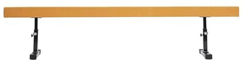 YXXSDP Adjustable Balance Beam for Kids, High and Low Floor Beam Competition Training Gymnastics Beam, Home & Gym Skills Training Beam Bar/Walking Beams(Brown,2.1m/6.9ft long)