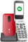 Doro - 2820 - Seniorenhandy - 4G-Klapptelefon ohne Vertrag - Große Tasten mit Sprachausgabe - Kamera - Bluetooth - Notruftaste - Inklusive Ladestation - Rot/Weiß