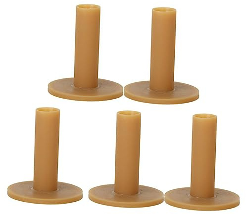TOYANDONA Tés de Golf Caoutchouc 70 Mm 5 Pièces Résistant aux Chocs Léger Usage Hivernal Pratique pour Golfeur Entraînement sur Terrain Dur