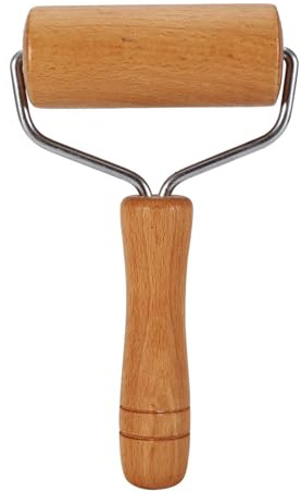 Mattarello, Rullo per impasto per pizza in legno Rullo per pizza antiaderente Utensili da per pasticceria in legno (Stile 2)