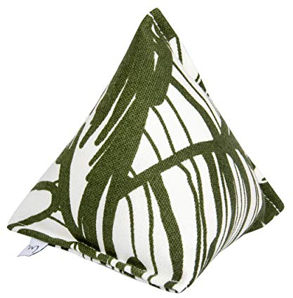 MINOUMI Große Pyramide Designed cat Toys | Katzenspielzeug mit Katzenminze | Handmade in Germany (Monstera, Floral)