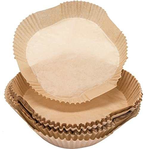 Pappersfack för luftfritös, Air Fryer, 100 stycken, Non-Sticking, Engångs