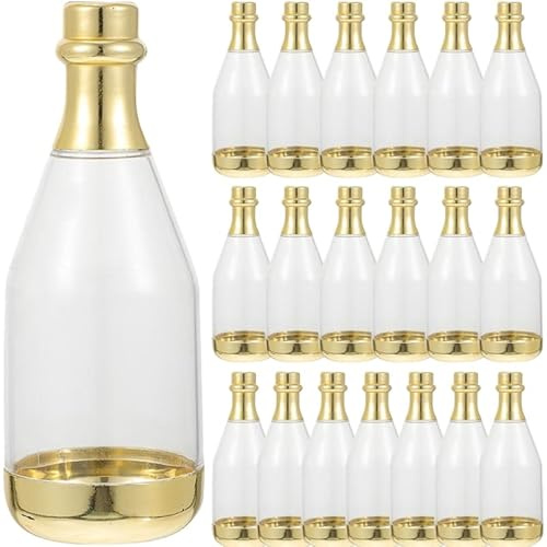 DIYEAH Scatola Porta Confetti Bottiglia Mini 4 Pollici Contenitore Caramelle Per Bomboniere Nozze Compleanni E Feste Creativo