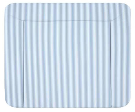 Alvi Wickelauflage, Wickelunterlage für Babys für gängige Wickelkommoden (Streifen blau)