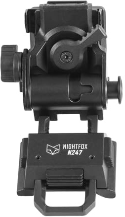 Nightfox N247 Support pour casque de vision nocturne | G24-Style, support de queue d'aronde réglable en aluminium, compatible avec Prowl, Prowl 2, Swift 2