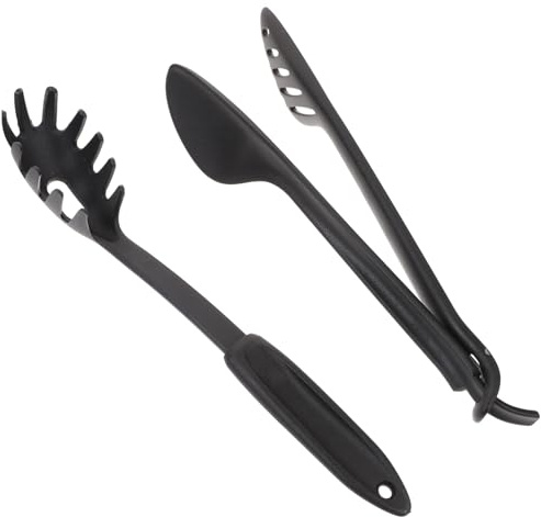 Hemobllo Pinzas Multifunción Para Pasta y Espaguetis De Nailon Resistente, Set De 2 Piezas Reutilizables, Diseño Ergonómico, Aptas Para Cocina Diaria y Uso Doméstico