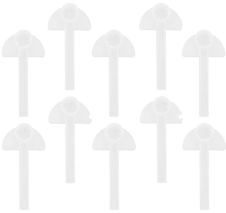 Veemoon 10 Piezas de Comedero y Bebedero para Abejas, Herramientas de Alimentación para Colmenas, Plástico Duradero, Pequeño Tamaño, Dispensador de Agua y Comida para Apicultura en Jardín