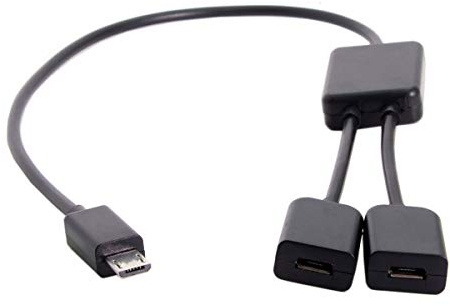 chenyang Micro USB 1 a 2 OTG HUB Cable USB2.0 Divisor con chipset para computadora portátil PC Mouse Flash Disk