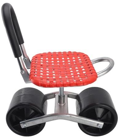 Carrello da Giardino Sgabello con Ruote Sedile da Giardinaggio con Ruote, Sedile da Lavoro da Giardino con Ruote, Sgabello da Giardinaggio per Piantare, Carrello da Giardino
