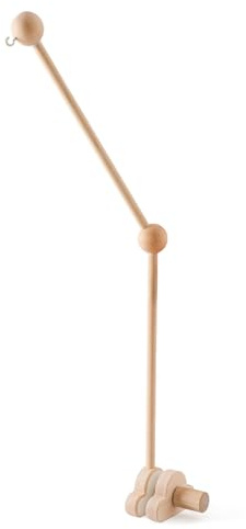 Baby-Mobile-Aufhänger Mobile-Arm für Kinderbett Holz-Wolken-Design abnehmbarer Baby-Mobile-Aufhänger höhenverstellbar süßer Mobile-Arm für Kinderbett für Bettglocken Windspiele 27,17 Zoll