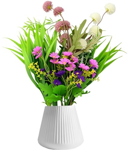 Fiori artificiali come veri fiori artificiali, primaverili, fiori selvatici, bouquet di seta artificiali, fiori finti, piante, rami, decorazioni artificiali, ortensie, per bouquet da sposa fai da te