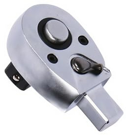 ThreeH Insert Ratchet Head Quick Release Torque Adapter Ratchet Head 3/8'' Drive 9X12mm Mount Size Open-End Torque Wrench Swivel Head