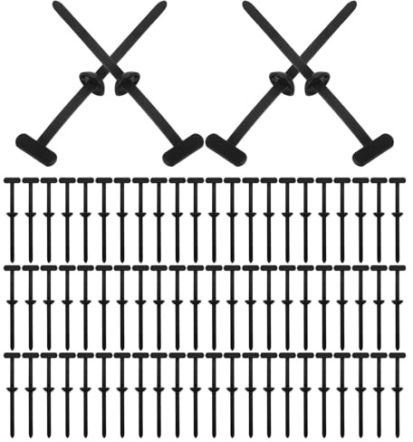 Ipetboom Lot de 100 Colliers de Serrage en Nylon Autobloquants avec Goupille Taille Petite Fixation pour Câbles Automobiles et Organisation Domestique Attaches Solide et Flexibles pour
