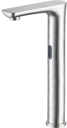 XJTNLB Rubinetto Sensore Bagno Spazzolato Miscelatore Bagno Lavabo Alto Rubinetto Automatico con Sensore a Infrarossi