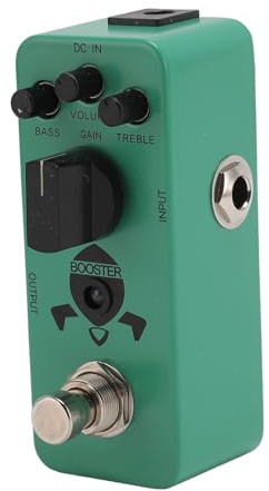 AKLOSIPY E-Gitarren-Effektpedal mit Knopfverstellung, Kraftvoller Verzerrung und Vielseitigen EQ-Einstellungen, Idealer Ersatz für Green DC 9V
