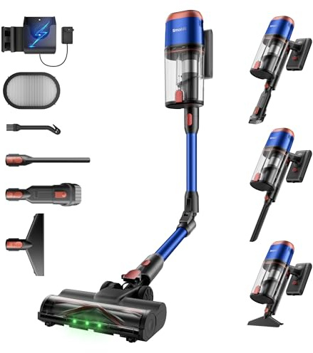 SmartAI V15 Ultra Aspiradora Sin Cable, 58 kPa, 600 W, 75 Min, 1,8 L