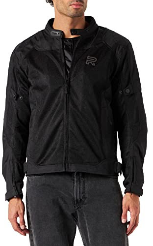 RAXUS Veste de moto d'été pour homme Track CoolPro, homologuée CE, Noir , XXL