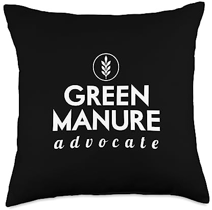 Agriculture Farmer Crop Harvest Gift Green Manure Farm Fertilizer Throw Pillow, 18x18, Multicolor