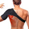 Thx4COPPER Schulterbandage Einstellbare Kompression Schulterschiene, für Schultern Stabilität Unterstützung Schulterschmerzen, Schulterriemen Links,S/M