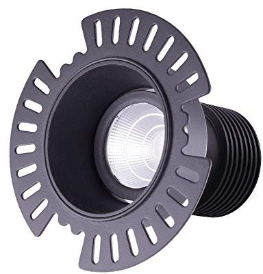 11W LED Plafonnier Panneau Encastré Grille Projecteur Intégré Rond Anti-éblouissement En Aluminium Économie D'énergie Accent Spot Lampe Commercial Plafond Intégré Luminaire Extérieur Lumière