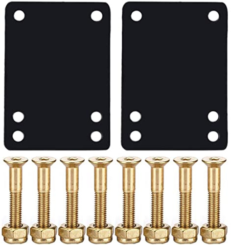 Skateboard Riser Pads Skateboard Riser Pad Vis Set Montage Remplacement des boulons