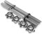 wuuhoo® Kurzhantelstangen Flex - 40cm 2er Set Hantelstange 30mm, Stahl verchromte Hantel mit Sternverschluss fürs Homegym - Fitnessgerät für Zuhause