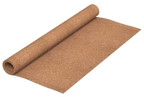 Rullo di sughero 100 x 800 cm, 8 mm, isolamento naturale in sughero per pareti, pavimenti e soffitti, isolamento acustico, isolamento termico, ecologico e durevole