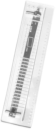 Adjustable Cone Ruler Thrower Flat Cutting Tool with Taper Guide 0-40mm, 120-270mm Cutting Length for Outdoor Thrower Bands