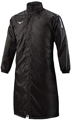 Mizuno Sapporo Bench Jacket M Anorak Homme, Homme, Anorak, 32FE9A04, Noir, S
