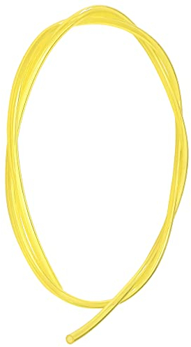 cyclingcolors durite essence 3mm x 6mm x 1m jaune transparente silicone tondeuse motoculteur tracteur débroussailleuse taille haie tronçonneuse coupe bordure