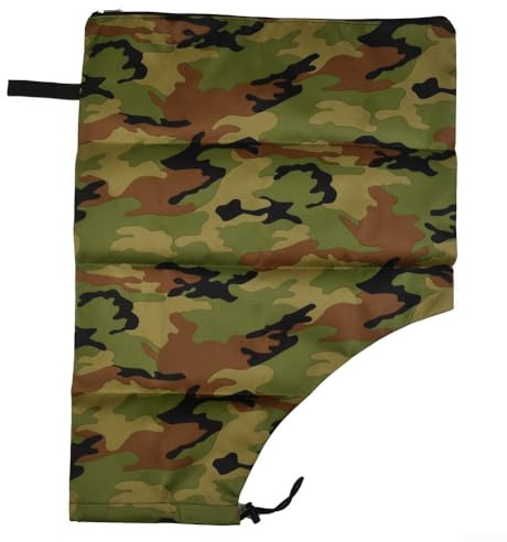 Sac de collecte, sac d'aspirateur universel pour souffleur de feuilles, jardin, pelouse, cour, sac de rechange en fibre du sac avec micro fissures (camouflage)