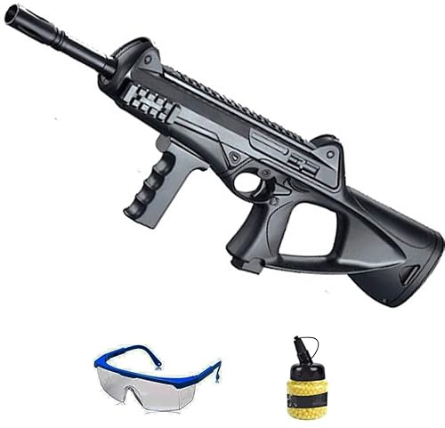 Rifle Ghost Vanguard Muelle (6mm) | Escopeta de Airsoft Calibre 6mm + biberón + Gafas de protección. Pistola de iniciación al Airsoft