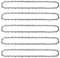 Yweller Chaîne de tronçonneuse de 45,7 cm pour Husqvarna 45,50,346,351,435,435E, 440E, 445,445E, 550XP, 346XP, 359, 55, Oregon J72, Hyundai HYC4618 Pas de 0,825,5 cm 0,058 (1,5 mm) Gauge Barre 45 cm