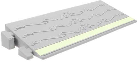 DEARMAMY tappetino da arrampicata porta di casa rampe di soglia spazzare rampe per soglie angolato rampa di soglia in plastica rampa soglia casa rampa soglia ufficio Grey