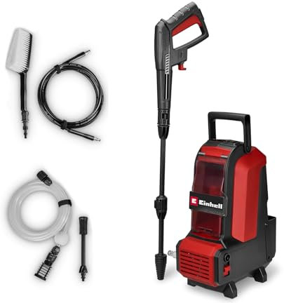 Einhell Akku-Hochdruckreiniger HYPRESSO 36/105 Power X-Change (36 V, 105 bar, 270 L/h, 4 m Hochdruckschlauch, 5 m Saugschlauch, inkl. 2x Düsen, Waschbürste, Lanze, ohne Akkus)
