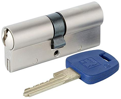 Zpengtai Bombin Cerradura Cilindro De Núcleo De Cerradura De Cobre Estándar Universal 60 65 70 80 85 90 95MM Puerta De Seguridad/Cerradura Interior Bilis Cerradura Antibumping(60(30-30MM))