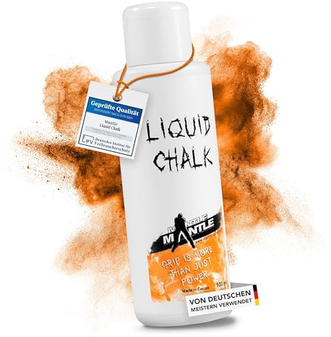 Mantle - Liquid Chalk 100 ml Magnesite liquida per Bouldering Ginnastica Pesi Pole Arrampicata Liquido