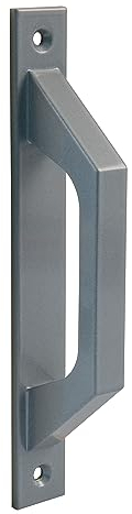 Amig - Schiebetürgriff | Türgriffe aus Aluminium | Farbe Silbergrau | Ideal für Schiebetüren oder Drehtüren | 198 x 25 x 40 mm | Funktionaler und bequemer Schiebetürgriff | Ergonomischem Griff