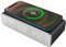 TECHMADE Digitaler Wecker mit kabelloser Aufladung, Wecker mit Timer, LED-Display verstellbar, Nachtlicht, Aufladen für iPhone, Samsung, Huawei und andere (Schwarz)