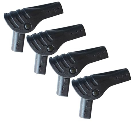 Gogogmee Articulación plegable de nailon para tienda de campaña, 4 unidades, accesorios de reparación para tiendas de campaña al aire libre, conexiones de esquina y central, resistentes a la