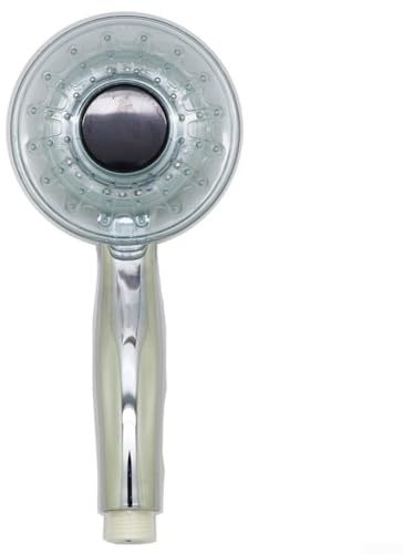 LED-färgskiftande duschhuvud, 26 x 11 x 4,8 cm ABS lysande temperaturvisning duschhuvud med vattendrivna lysdioder för regnmassage blandade lägen hem badrumsanvändning